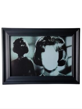 Creepy woman horror Halloween home decor dark Gothic oddity paranormal